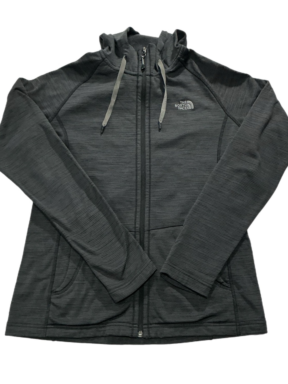 Title: The North Face Women’s Gray Full Zip Hooded Jacket Medium